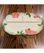 Franciscan Desert Rose Divided  3 Part Relish Snack Tray Made in USA Vin... - $401.70 MXN