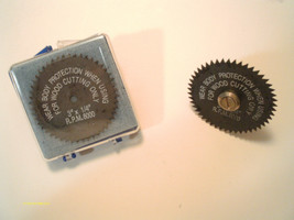 3 Inch 48 Teeth Wood Cutting Saw Blade &amp; 1/4&quot; x 3/8&quot; Mandrel Hobbies New in Case - £31.96 GBP