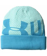 Under Armour 1299886 Girls Favorite Beanie Hat Blue Infinity/White, One ... - £50.59 GBP