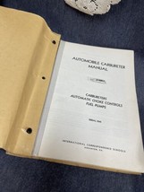Vintage international correspondence school Automobile Carburetor Manual - £19.46 GBP