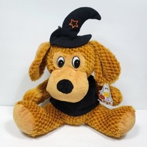 Halloween Trick or Treat Dog Witch Costume Plush Stuffed Animal 14&quot;  - £19.34 GBP