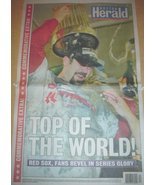 Boston Red Sox Win 2004 World Series Complete Newspaper ! - $9.99