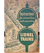 Vintage 1951 Instruction Manuel For Assembling And Operating Lionel Trains - $17.00