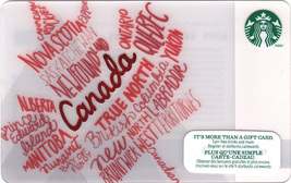 Starbucks 2014 Canada Maple Leaf Collectible Gift Card New No Value - £6.17 GBP