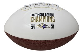 Ravens de Baltimore Super Bol Xlvii Champions Logo Football - £38.12 GBP