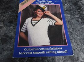 Terrific Tops for Sun and fun Caron Cotton Terry  leaflet 540 - $2.99