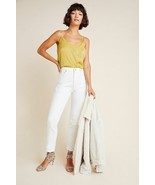 NEW NWT Agolde Nico High Rise Skinny White Denim Jeans in Radiate Size 23 - $83.87