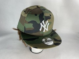 New Era 9Fifty Men Women Cap MLB New York Yankees Woodland Camo Snapback Hat - £25.05 GBP