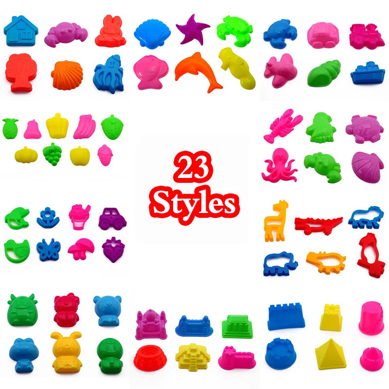 23 Styles Child Kid Model Building Kits Portable Castle Sand Clay Mold B... - $6.34+