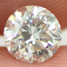 Round Cut Diamond Loose 0.56 Carat H Color SI1 Natural Enhanced 5.05M Certified - £379.69 GBP