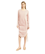 Nina Parker Trendy Plus Size Printed Side-Ruched Dress Size 1X Tan - €16,99 EUR