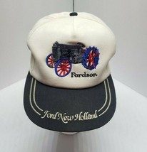 Vintage Fordson Ford New Holland Tractor Embroidered Snapback Hat Cap K ... - $19.75