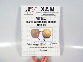 MTEL Mathematics High School Field 09 XAM Teacher Certification Exam Pre... - £7.89 GBP