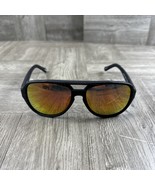 Fossil Sunglasses Black Amber Lenses FOS 3011/S 0D28 Top bar Aviator - £18.23 GBP