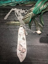Collaged vintage butter spreader necklace pendant - $24.00