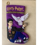 Harry Potter 15&quot; Quilted Felt Christmas Stocking with Hedwig - £87.04 GBP