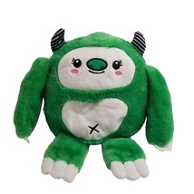 Green Monster Abominable Snowman Plush Stuffed Animal Toy Sugar Loaf Embroidered - $25.14