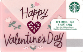 Starbucks 2017 Happy Valentine&#39;s Day Collectible Gift Card New No Value - £1.56 GBP