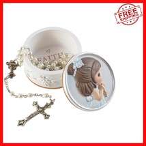 Charming Hand-Painted Rosary Box with Inspirational Message - Perfect fo... - $40.73