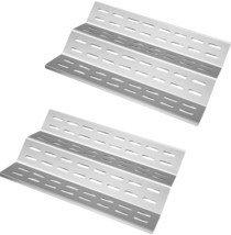 Damile Stainless Steel Grill Heat Plates Heat Shield Burner Cover Flame 2pc - £22.11 GBP