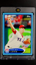 2012 Topps Opening Day Blue #215 Colby Lewis /2012 Texas Rangers Baseball Card - £2.93 GBP