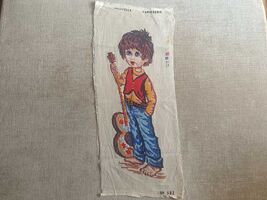 Handmade vintage tapestry, gobelin needlepoint, finished needlepoint tap... - $25.00