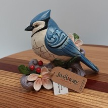 Blue Jay Figurine by Jim Shore Crested in Blue 4.5&quot; Enesco 2022 New No Box - $32.71