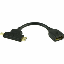 GE Mini + Micro HDMI Zu HDMI Adapter - $9.89