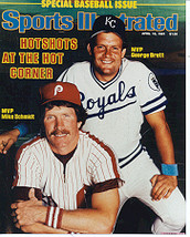 George Brett and Mike Schmidt Sports Illustrated 8x10 photo - $5.00
