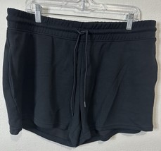 Member’s Mark Ladies Black Relaxed Fit 4” Lounge Shorts Size XL - $24.38 CAD