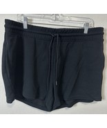 Member’s Mark Ladies Black Relaxed Fit 4” Lounge Shorts Size XL - $17.81