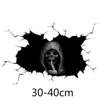 Scary  Decals Sticker for Cars Waterproof Bone Skeleton Window Bumper Truck SUV  - £37.55 GBP