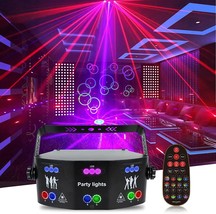 Professional Disco Lights For Party, 15 Eyes Rgbuv Dj Rave Stage Light By Dmx - £93.51 GBP