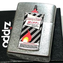 Antique Fluid Fuel Oil Tin Can Metal 1950&#39;s Zippo Oil Lighter MIB - £63.24 GBP