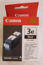 Canon Genuine BCI 3eBK Black Ink Tank New In Box Unopened - £7.90 GBP