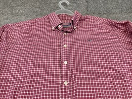 Vineyard Vines Dress Shirt Mens Large Tartan plaid Whale shirt Button Up - $15.83