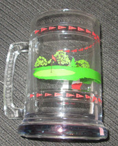 Princess House Crystal Golfer Beer Tankard Mug Glass Golf Course #678 NIB - £11.49 GBP