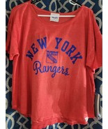 New York Rangers Womens Touch By Alyssa Milano Shirt sz. Small New Nhl H... - $12.87
