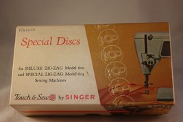 Singer Touch & Sew Attachment 21976 Fashion Discs Deluxe Special Zig-Zag 600 603 - $22.49
