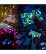 Educational Toy Drawing Pad 3D Magic 8 Light Effects Puzzle Board Sketchpad - $176.68 MXN+