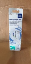 Up &amp; Up Anti-Plaque Pro Sonic Brush Heads 3 Pack Medium Bristles Full Size - £6.02 GBP
