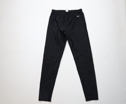 Vintage 90s Reebok Womens XL Classic Logo Spandex Running Gym Pants Black USA - £35.23 GBP