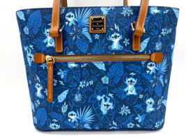 Disney Dooney and &amp; Bourke Stitch Tote Bag Purse Blue NWT Lilo 2024 - £272.46 GBP