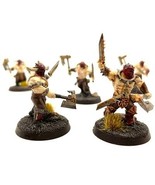 Games Workshop Khorne Bloodbound Bloodreavers 5 Painted Miniatures Goliath - $116.25 CAD