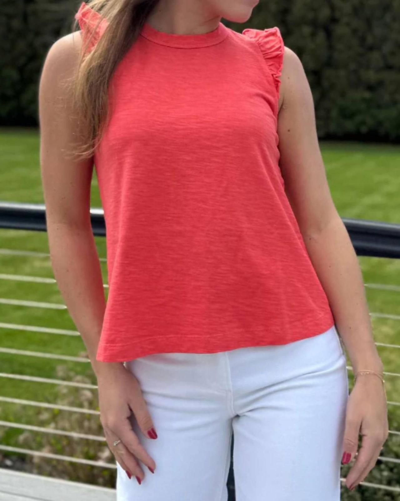 Sundry Solid Ruffle Cami Size XS - $60.39