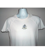 Life is Good Tech Golfer T Shirt Womens Large White 100% Polyester - $21.73