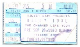 Billy Idol Concert Ticket Stub Septembre 28 1990 Orlando Florida - £32.65 GBP