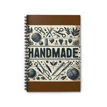 Handmade Design Graphic, Hand Made Design Gift, Spiral Notebook - Ruled ... - $14.53