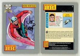 1991 Joe Kubert SIGNED DC Comics Art Trading Card ~ Golden Age Flash Jay Garrick - £46.38 GBP