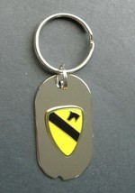 Army 1st Cavalry Division Dog Tag Keyring Keychain Key Ring Chain 2.1 &quot;inches - £8.34 GBP